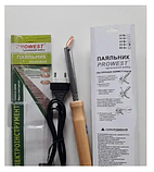 Паяльник 75W TLW-75W з дерев'яною ручкою, кутове мідне жало, TLW50W, фото 4