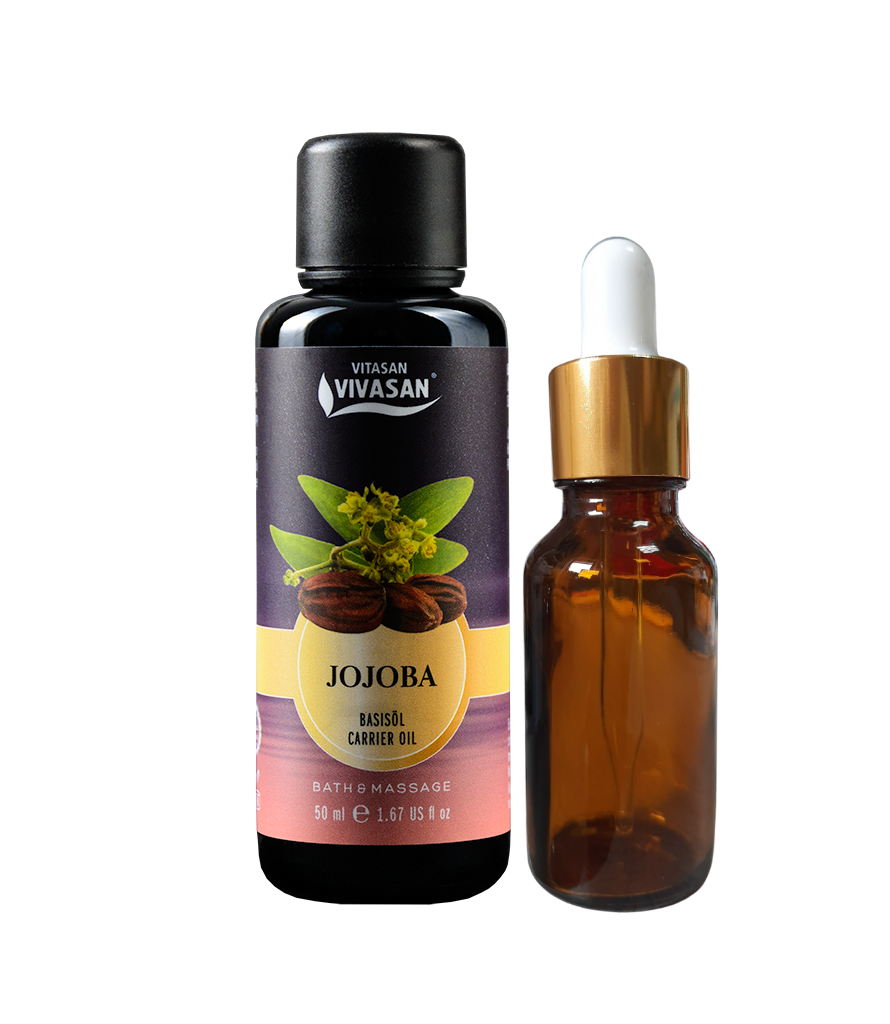 Натуральна базова олія Жожоба пробник 20мл Вівасан Швейцарія Vivasan Jojoba Switzerland Extra vergin