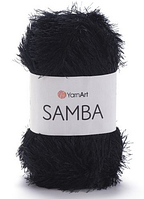 Пряжа Samba-02 чорний