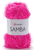 Пряжа Samba-08 ясраво-рожевий