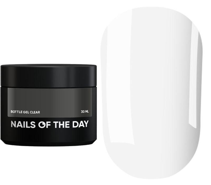 Гель для нарощування NAILSOFTHEDAY Bottle Gel Сlear (прозорий), 30 мл