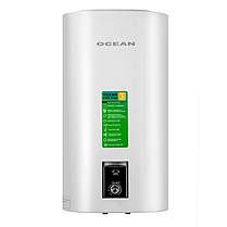 Бойлер OCEAN FLAT 50 л 2,0 КВт емальований бак сухий ТЕН, фото 3
