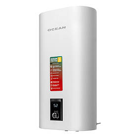 Бойлер OCEAN FLAT 80 л 2,0 КВт емальований бак мокрий ТЕН