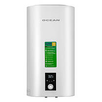 Бойлер плоский 50 л сухий тен 2,0 КВт OCEAN FLAT DIGITAL емальований бак, фото 3
