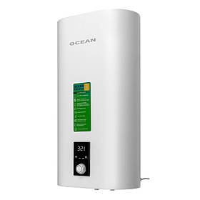 Бойлер OCEAN FLAT DIGITAL 50 л 2,0 КВт емальований бак сухий ТЕН