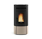 Камінопіч на гранулах із системою повітропроводів NORDICA Noris Plus tortora — 12 кВт, фото 9