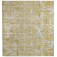 Інтер'єрна самоклеюча 3D панель під Мармур капучино 700x770x3мм