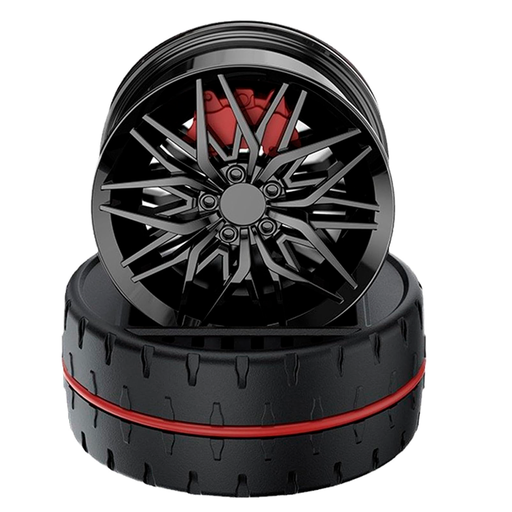 Ароматизатор на сонячних батареях колесо, автомобільні парфуми в машину обертові автомобільний диск, фото 1