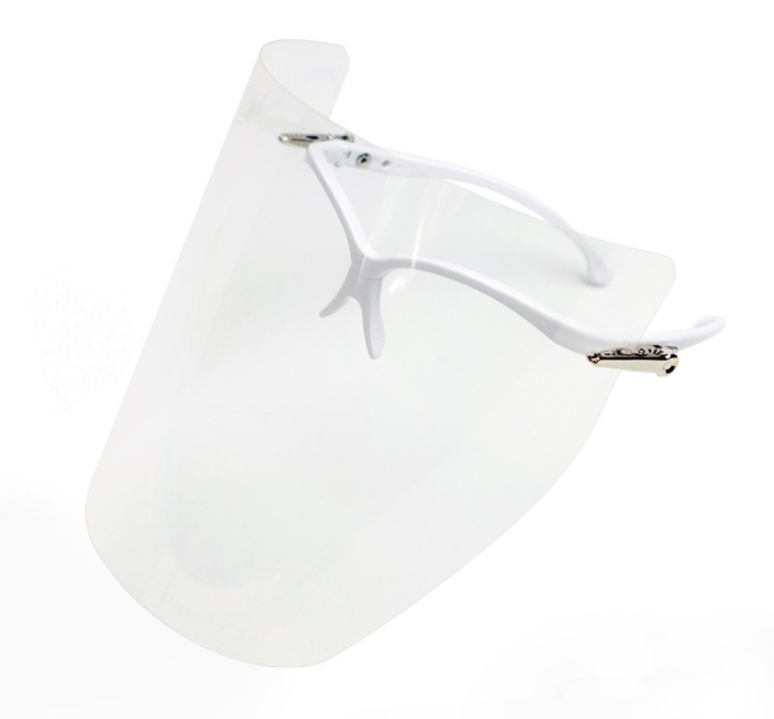 Щиток захисний COMFORT Оправа Біла + 10 змінних захисних пластин (Cerkamed), фото 1