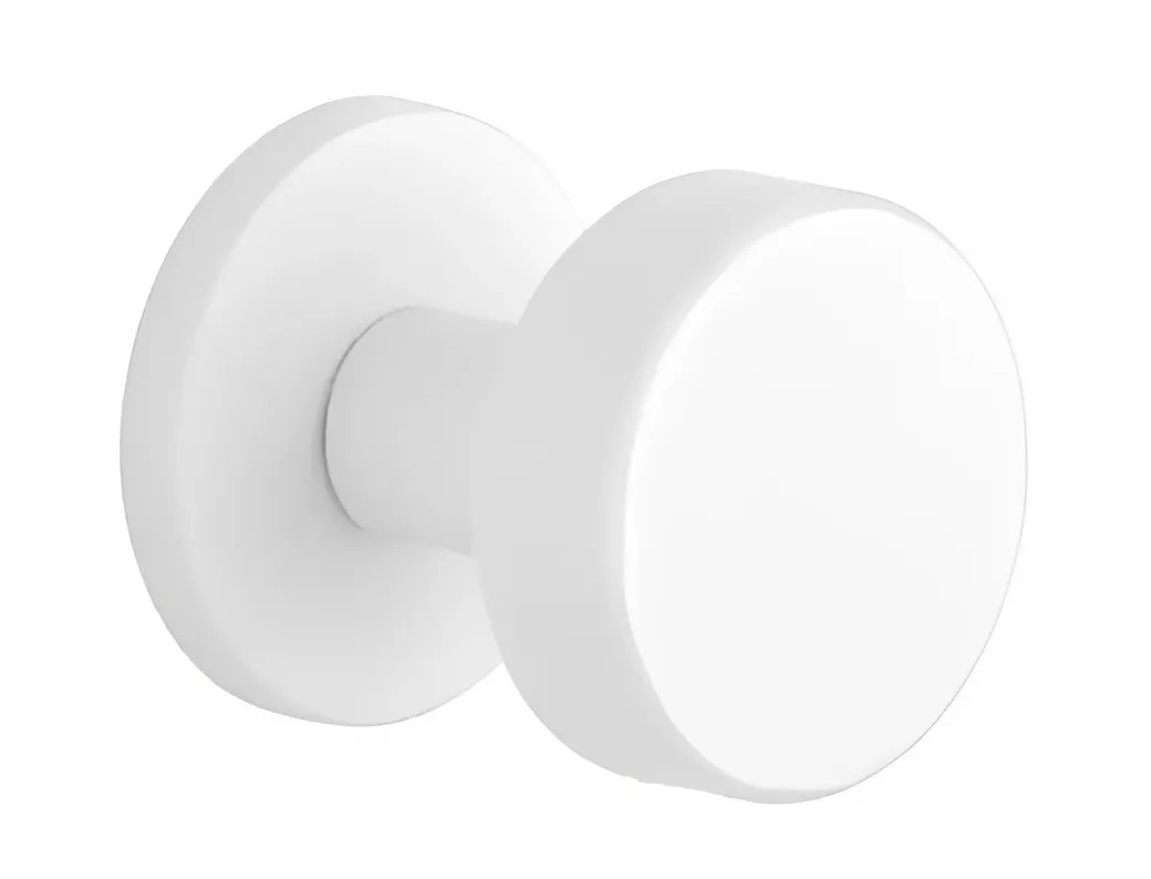 Фіксована ручка кноб для дверей Aprile Ruta R 7S AT білий (Польща)