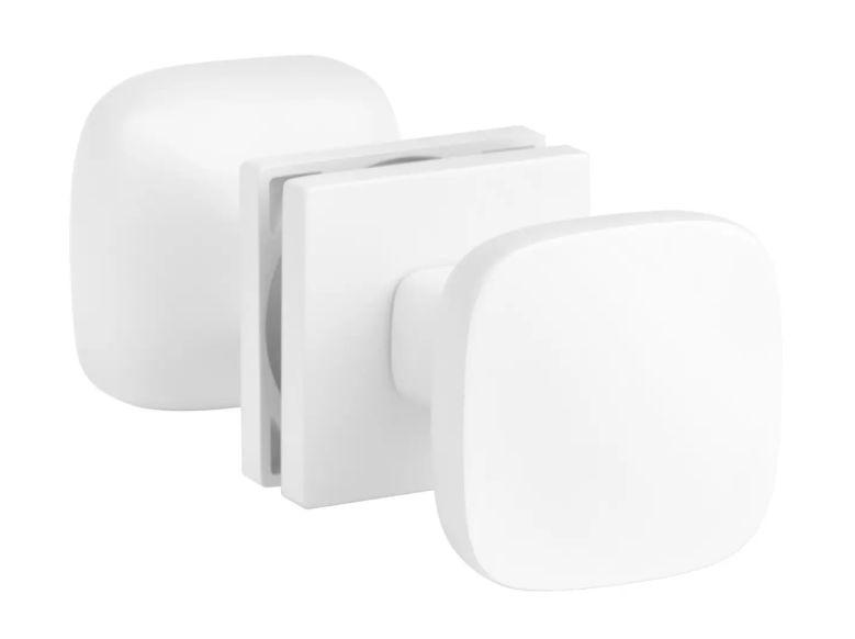 Ручки кноб фіксована/нефіксована Aprile AS Querca Q 7S білий (Польща), фото 1