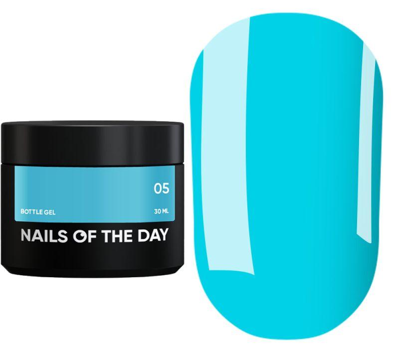 Гель для нарощування NAILSOFTHEDAY Bottle Gel №05 (небесний блакитний), 30 мл