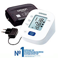 Тонометр автоматичний Omron M2 Basic (HEM-7121- ALRU), з адаптером, манжета 22-42 см.