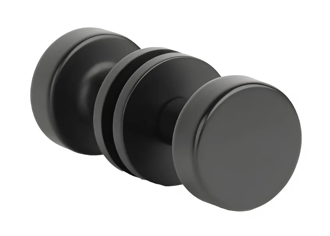 Ручки кноб Aprile Ruta R 7S AT фіксовані двосторонні, чорний (Польща), фото 1