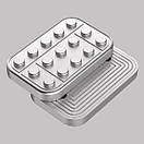 Магнітний слайдер антистрес SPIKE іграшка з металу фіджет EDC, фото 2