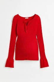 H&M Жіночий трикотажний светр із зав'язкою спереду для вагітних S