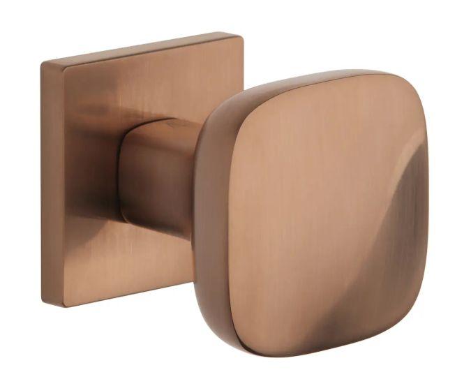 Дверна нефіксована ручка кноб Aprile AS Querca Q 7S мідь матова (Польща)