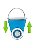 Відро 10 літрів туристичне складане SmartUS Collapsible Bucket, фото 4