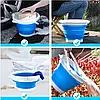 Відро 10 літрів туристичне складане SmartUS Collapsible Bucket, фото 5