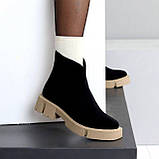 Зимові черевики на підошві кольору лате, фото 4