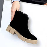 Зимові черевики на підошві кольору лате, фото 6