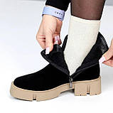 Зимові черевики на підошві кольору лате, фото 8