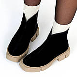 Зимові черевики на підошві кольору лате, фото 9