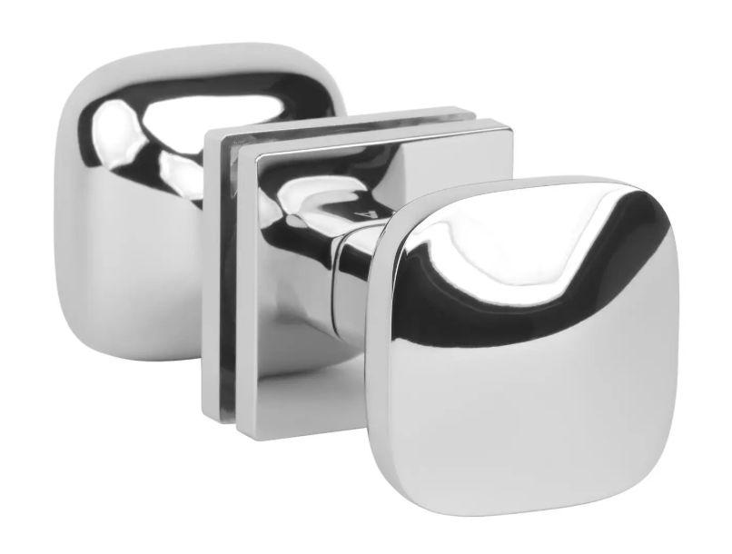 Фіксована двостороння ручка кноб Aprile AS Querca Q 7S хром (Польща)