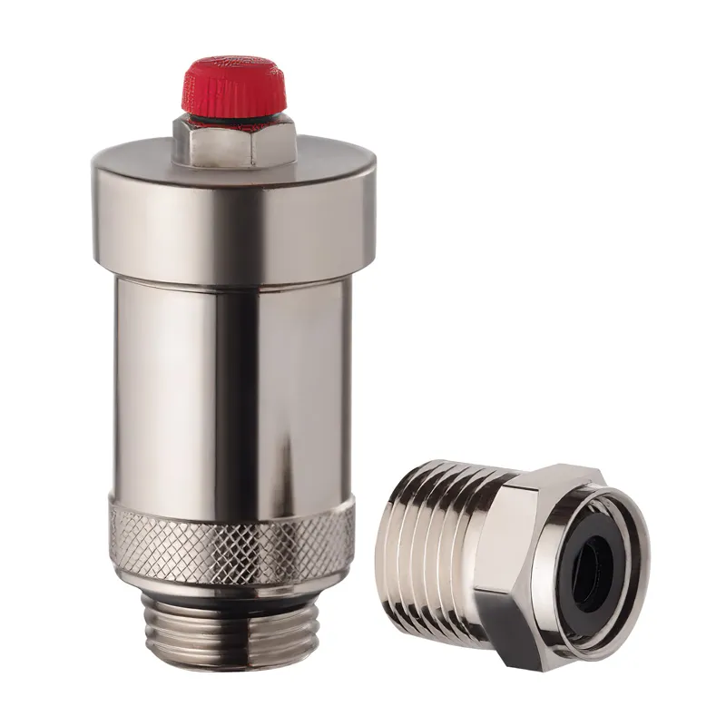 Повітровідвідник автоматичний прямий із зворотним клапаном 1/2" Koer KR.1244 (KR3116), фото 1