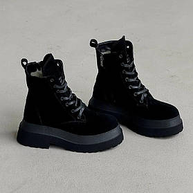 Стильні зимові черевики з натуральної замші