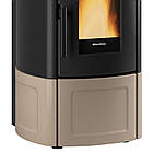 Піч, декорована майолікою, з повітропровідною системою на пелетах NORDICA Noris Plus Lux tortora — 12 кВт, фото 4