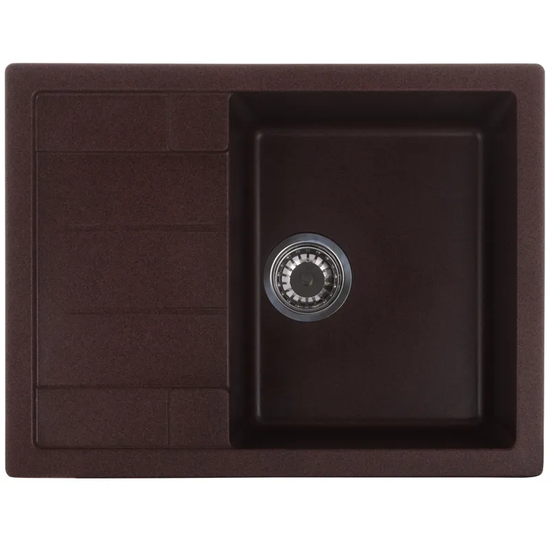 Мийка кухонна Zerix ZS-6550S-12 Коричнева (ZX4544), фото 1