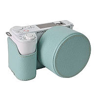 Поліпшехол із доступом до відсіків і захисним ковпачком для об'єктива 16-50 для камер Sony ZV-E10 II — бірюзовий