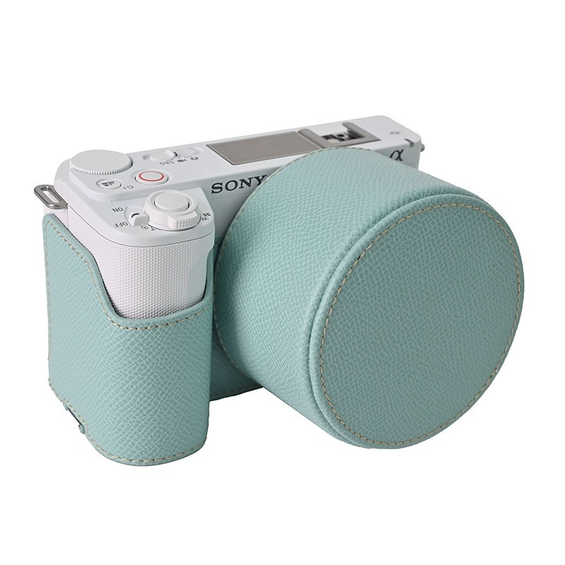 Поліпшехол із доступом до відсіків і захисним ковпачком для об'єктива 16-50 для камер Sony ZV-E10 II — бірюзовий, фото 1