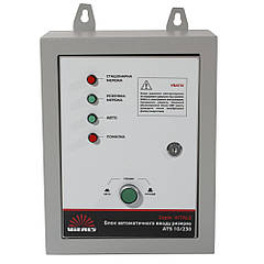 Блок автоматичного запуску генераторів Vitals ATS 10/230(введення резерву)