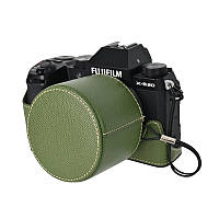 Поліпшехол із доступом до відсіків і захисним ковпачком для об'єктива 15-45 для камер FujiFilm X-S20 — зелений