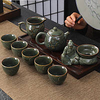 Набір для чайної церемонії TZ-205 сервіз для приготування чаю набір піал з чайником на 6 персон, фото 2