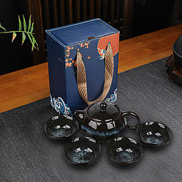 Набір для чайної церемонії YBCJ-648 сервіз для приготування чаю набір піал з чайником на 4 персони подарункова