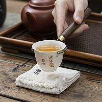 Набір інструментів XKXTJ020 для чайної церемонії 5 предметів ніж для пуеру пензлик лопатка тримач щипці, фото 2