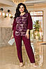 Р-ри 50-60 Ошатний жіночий костюм з брюками, фото 8