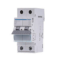 Автоматичний вимикач HAGER двополюсний 2P 40А B, MBN240, Хагер модульний автомат для щитів і боксів