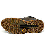 Черевики чоловічі на шерсті з шнурівкою коричневі Міда 140454(8ш) розмір 40, фото 9