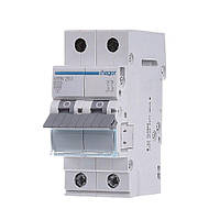 Автоматичний вимикач HAGER двополюсний 2P 63А B, MB263A, Хагер модульний автомат для щитів і боксів