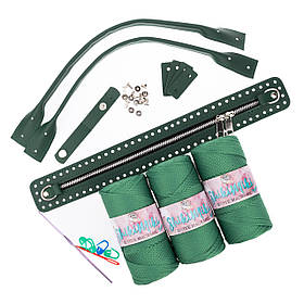 Подарунковий набір сумки ТАКСА, колір Зелений