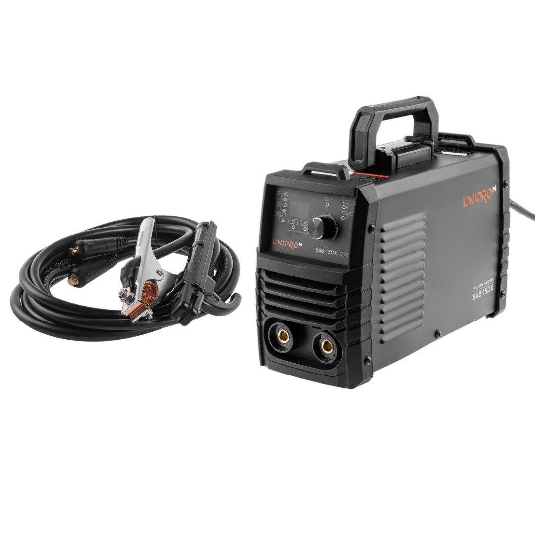 Зварювальний апарат IGBT Dnipro-M SAB-15DX + Кабеля