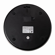 Кухонні настільні електронні ваги для зважування продуктів Sokany SK-19023 до 5кг LCD-дисплей Білий, фото 2