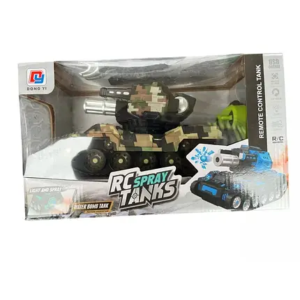 Танк на радіокеруванні для дітей 360° з пультом ДУ, світлом та звуком, фото 2