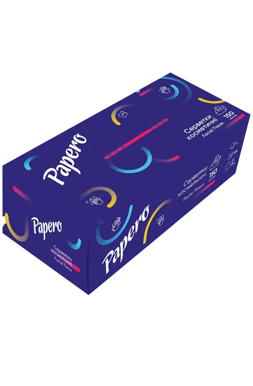 Серветки косметичні Papero 150 аркушів