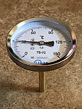 Термометр біметалевий ТБ-У2 (0..+150 С, кл.т.1, L-100 мм, G1/2, Ф100 мм, IP54, ОШ) виробництва UAM Харків, фото 5