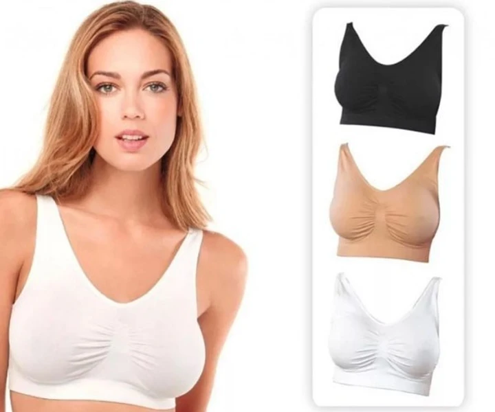Бесшовный бюстгальтер без косточек Ahh Bra, XL комплект из 3х штук